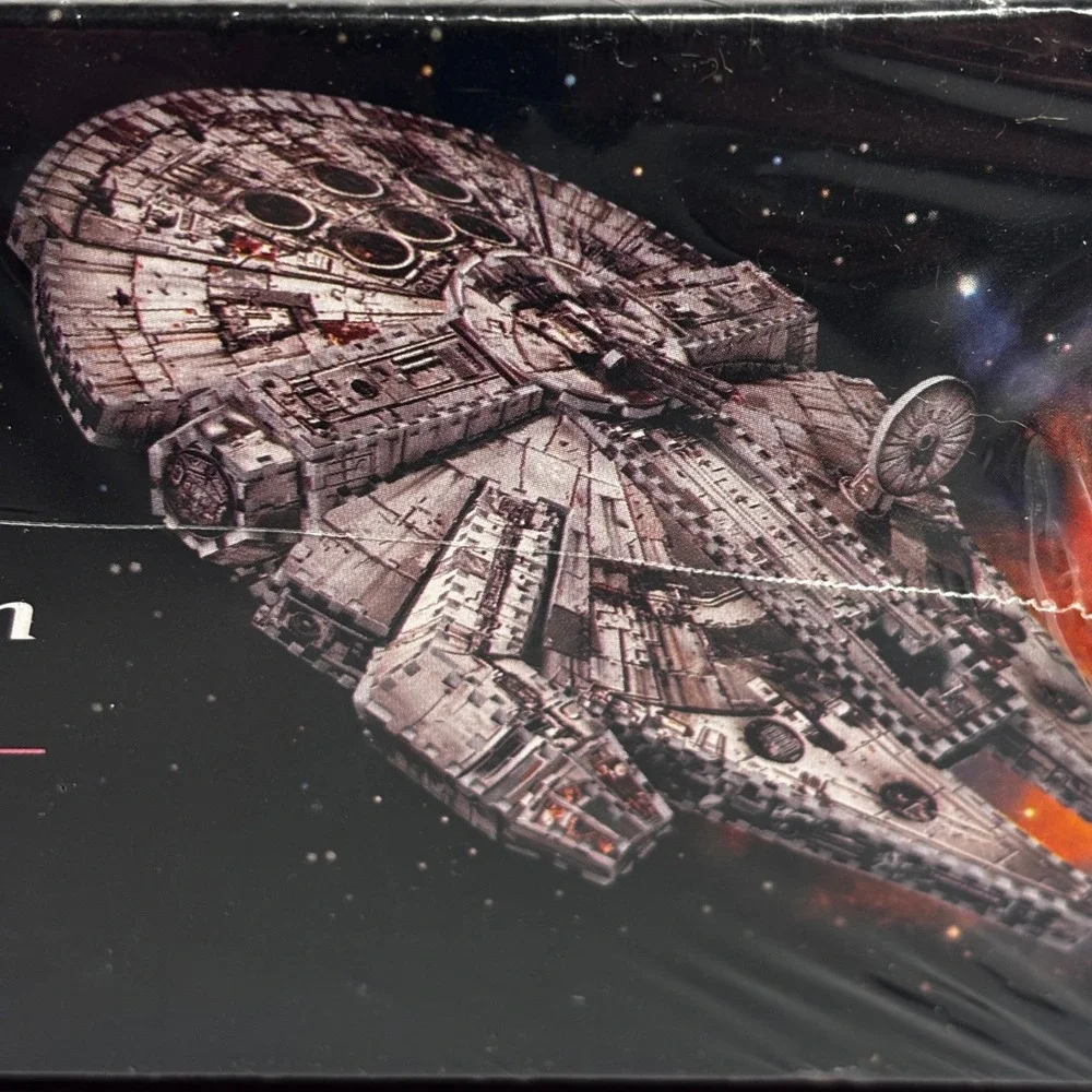 Star Wars Millennium Falcon 3D Puzzle 857 Pc Milton Bradley 1995 Sealed‎ Puzz-3D
